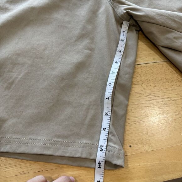 Prana Brion Short II Mens 38 Beige Standard Fit 11” Casual Everyday Stretchy EUC - Picture 7 of 12